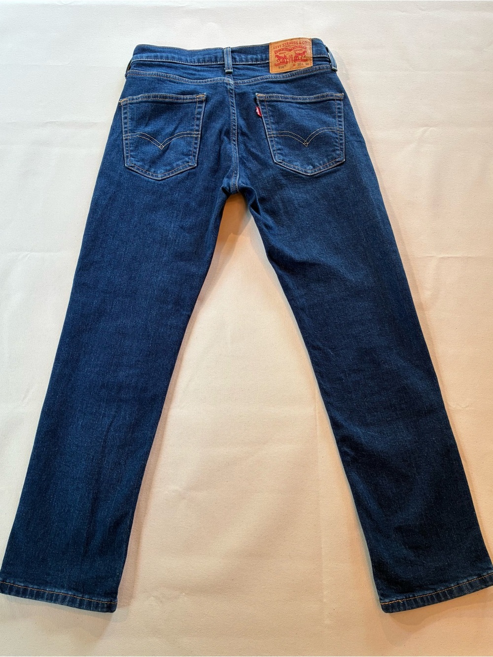 Levi's Men's Dark Blue Straight Leg Jeans